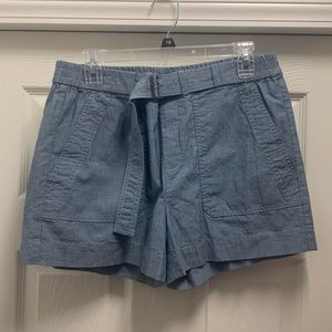 Vince Elastic Belted Jean Shorts (L)